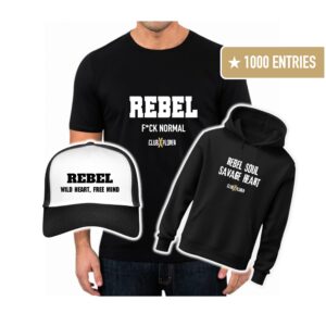 Rebel Hat, Tee and Hoodie